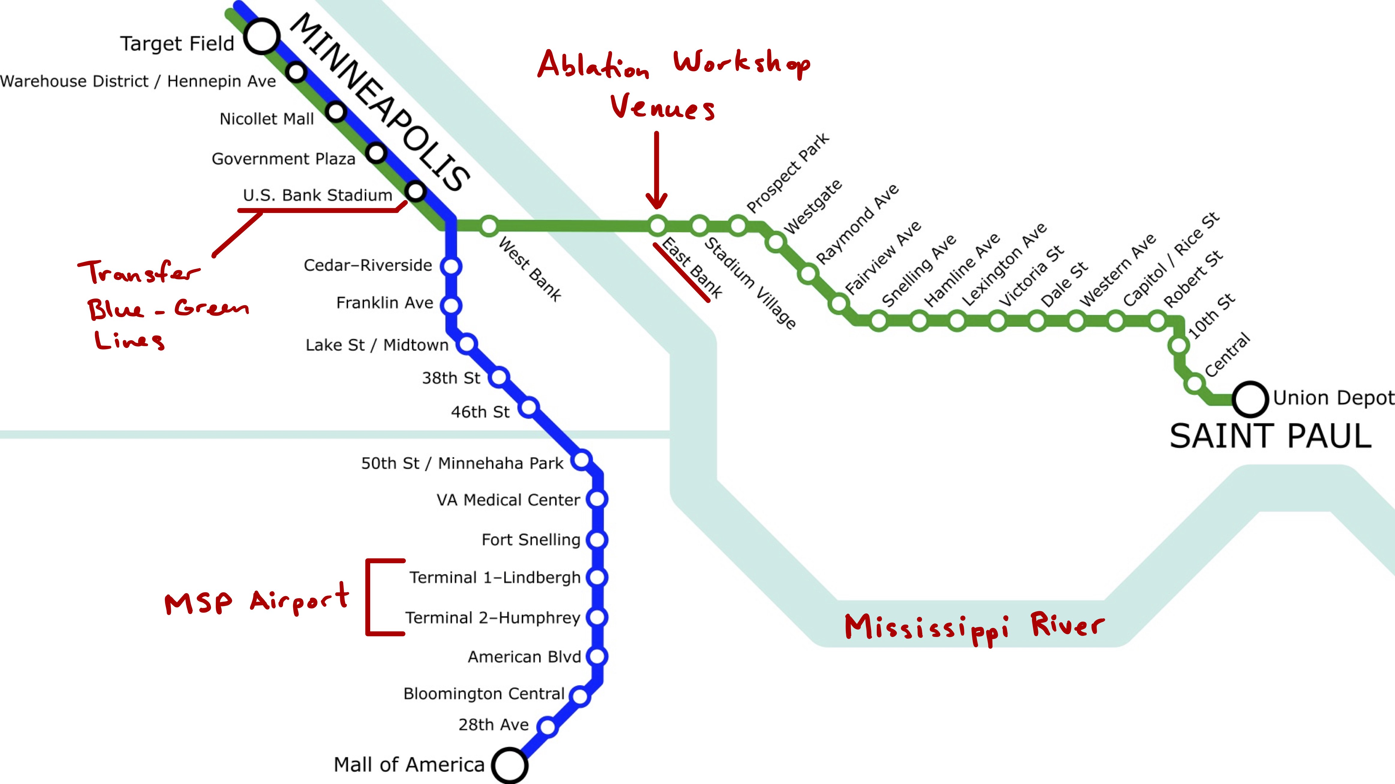 Light-Rail map